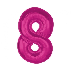 Cyfra różowa 8 smart 92 cm 95231