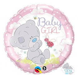 Balon foliowy z helem 81621 Baby girl 18 cali