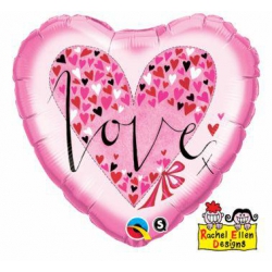 Balon foliowy z helem 18656 love 18"