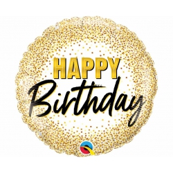 Balon foliowy z helem 80190 happy birthday 18 cali