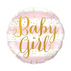 Balon foliowy z helem 80022 Baby Girl 18 cali