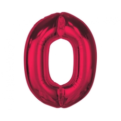 Cyfra czerwona 0 smart 92 cm 95255