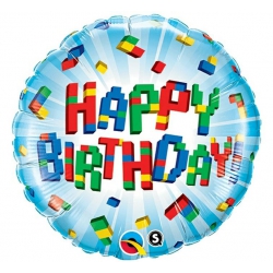 Balon foliowy z helem 55394 happy birthday 18 cali