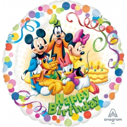 Balon foliowy zhelem 90074 happy birthday 18 cali