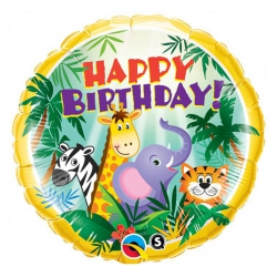 Balon foliowy z helem 10079 Happy Birthday 18 cali