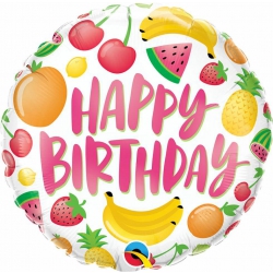 Balon foliowy z helem 02599 Happy Birthday 18 cali