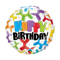Balon foliowy z helem 32756 happy birthday 18 cali