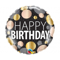 Balon foliowy z helem 22665 happybirthday 18 cali