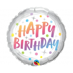 Balon foliowy z helem 79903 happy birthday 18 cali