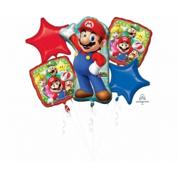 Bukiet balonów z helem 20115 Mario Bros