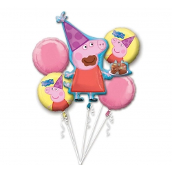 Bukiet balonów z helem 13018 Peppa