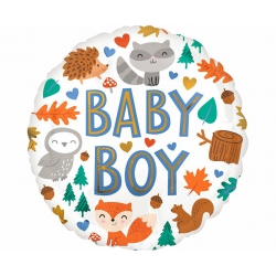 Balon foliowy z helem 16498 Baby Boy 18 cali