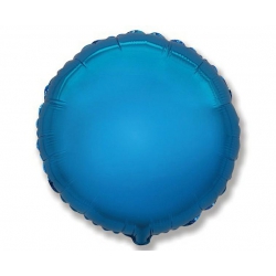 Balon z helem FX okrągły niebieski 66724 18 cali