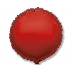 Balon z helem FX okrągły czerwony 66700 18 cali