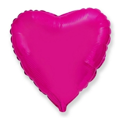 Balon z helem FX serce różowe c. 30807 18 cali