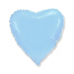 Balon z helem FX serce błękitne 38261 18 cali