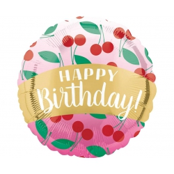 Balon foliowy z helem 17730 Happy  Birthday 18 cali