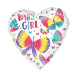 Balon foliowy z helem 16573 Baby Girl  18 cali