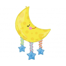 Balon foliowy z helem 15491 Księżyc  38 cali