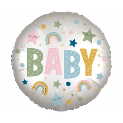 Balon foliowy z helem 16597 Baby 18 cali