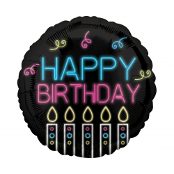 Balon foliowy z helem 17877 Happy Birthday 17 cali