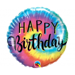 Balon foliowy z helem 89125 Happy Birthday 18 cali