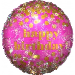 Balon foliowy z helem 38097 happy  birthday 17 cali