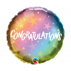 Balon foliowy z helem 88814 Gratulacje 18 cali