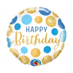 Balon foliowy z helem 88692 happy birthday 18 cali