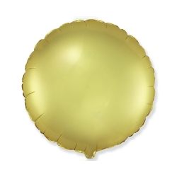 Balon z helem FX okragły ekri 27638 satyna 18 cali
