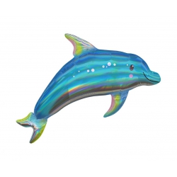 Balon foliowy z helem 93768 Delfin 73 cm x 68 cm