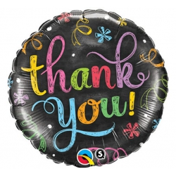 Balon foliowy z helem 17746 Thank You  18 cali.