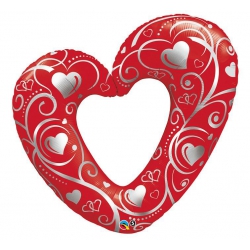 Balon foliowy z helem 84274 Serce  42 cale