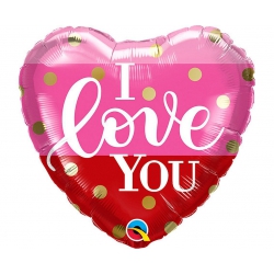 Balon foliowy z helem 66980 I Live You 18 cali