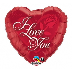 Balon foliowy z helem 15841 I Love You  18 cali