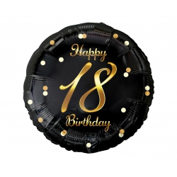 Balon foliowy z helem 47919 Osiemnaste  urodziny 18 cali