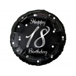 Balon foliowy z helem 54993 Osiemnaste  urodziny 18 cali