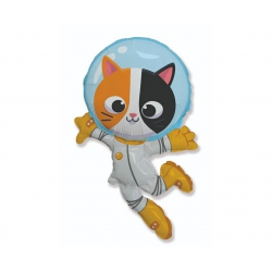Balon foliowy z helem 12454 Kot Astrona uta  96 x 57 cm