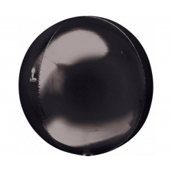 Balon foliowy z helem 83434 Kula Czarna 15 cali