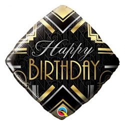 Balon foliowy z helem 90955 HappyBirthday 18 cali