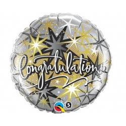 Balon foliowy z helem 63921 Congratulations  18 cali