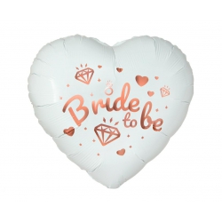 Balon foliowy z helem 66125 Bride To Be  18 cali