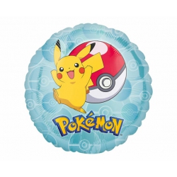Balon foliowy  z helem 39488 Pokemon 17 cali