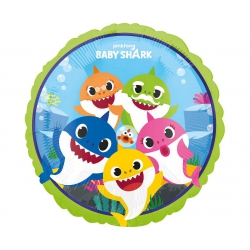 Balon foliowy  z helem 07588 Baby Shark 17 cali