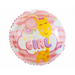 Balon foliowy z helem 48169 Baby Girls 18 cali
