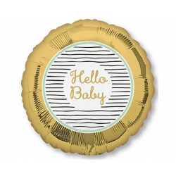 Balon foliowy z helem 44248 Hello Baby 18 cali