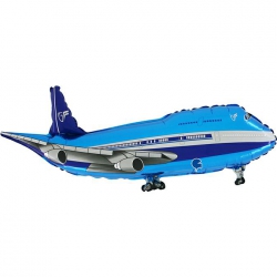 Balon foliowy z helem 02131 Samolot 99 cm
