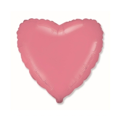 Balon z helem FX serce koral 14861 pastel 18 cali
