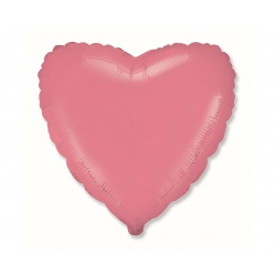 Balon z helem FX serce koral 14861 pastel 18 cali