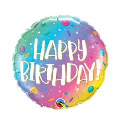 Balon foliowy z helem 39547 happy birthday 18 cali